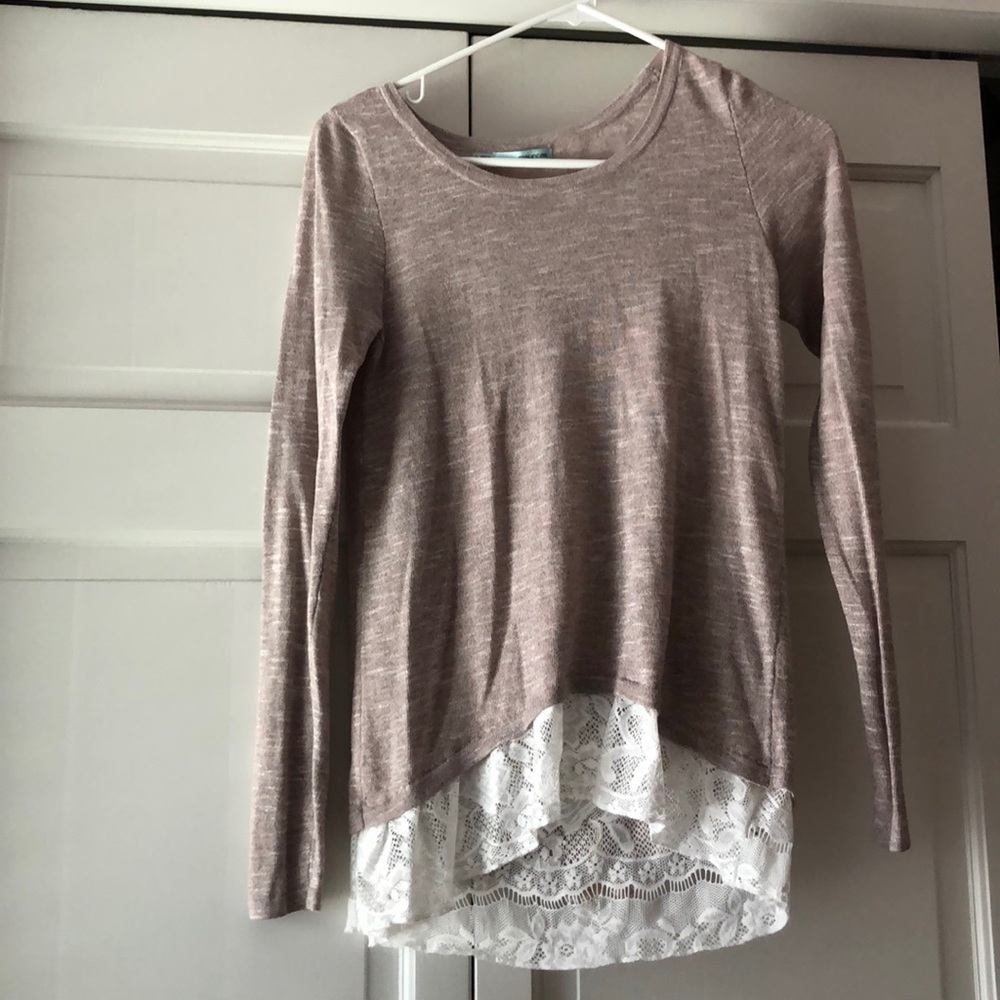 NWOT mauve top